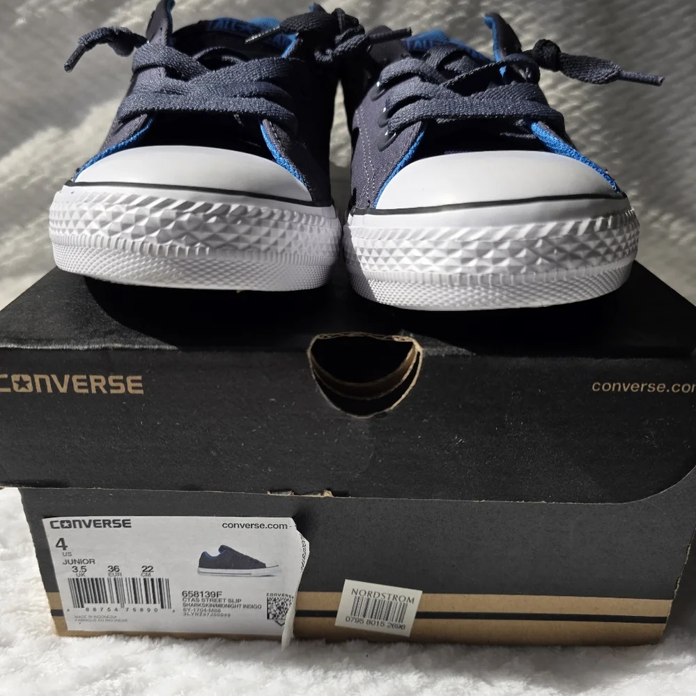 Converse Junior CTAS STREET SLIP Sharkskonmidnight Indigo